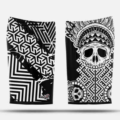 Shorts Overlab SKULLTRIK – Traspiranti e Perfetti per Sport e Tempo Libero
