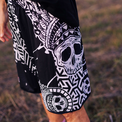 Shorts Overlab SKULLTRIK – Traspiranti e Perfetti per Sport e Tempo Libero