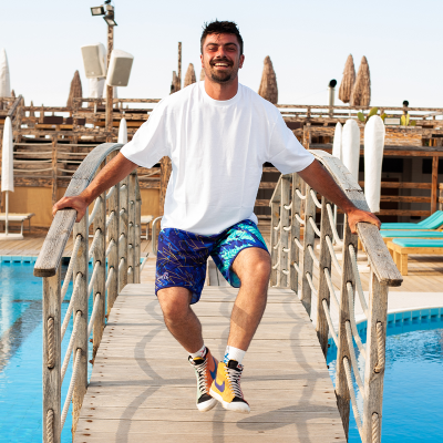 Shorts Overlab SCRATCH – Traspiranti e Perfetti per Sport e Tempo Libero