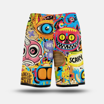 Shorts Overlab SCARY – Traspiranti e Perfetti per Sport e Tempo Libero