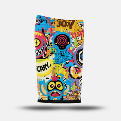 Shorts Overlab SCARY – Traspiranti e Perfetti per Sport e Tempo Libero