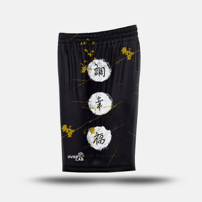 Shorts Overlab DARK JAPAN – Traspiranti e Perfetti per Sport e Tempo Libero