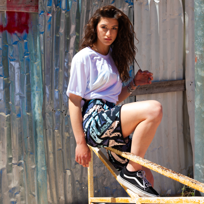 Shorts Overlab WALL VINTAGE – Traspiranti e Perfetti per Sport e Tempo Libero