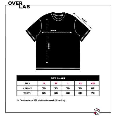 Overlab T-shirt Oversize Streetwear 100% Cotone Made in Italy