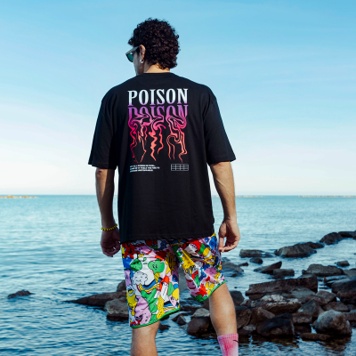 Overlab T-shirt Oversize Streetwear 100% Cotone Made in Italy