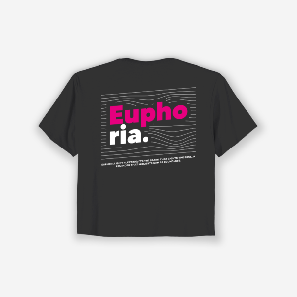 T-shirt crop EUPHORIA