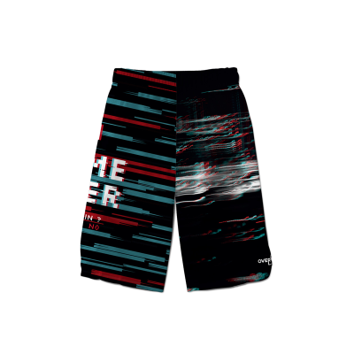 Basketball Shorts Overlab | GAME OVER | – Traspiranti e Perfetti per Sport e Tempo Libero