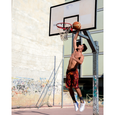 Basketball Shorts  Overlab | RHAPSODY |Traspiranti e Perfetti per Sport e Tempo Libero