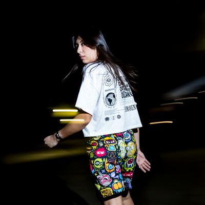 Overlab T-shirt Crop Oversize | PERMANENT | – Streetwear