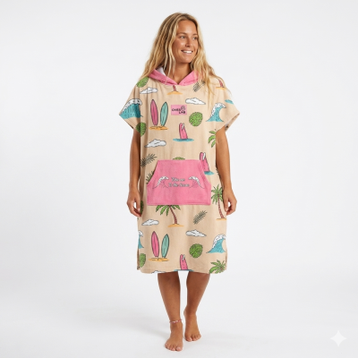 Poncho Unisex Take Me To The Ocean | Overlab