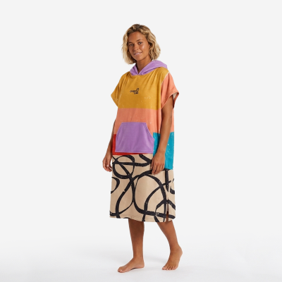 Poncho Surf Tape Loop Color-Block e Astratto | Overlab