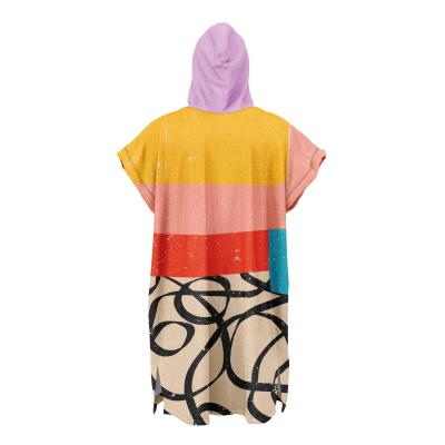 Poncho Surf Tape Loop Color-Block e Astratto | Overlab