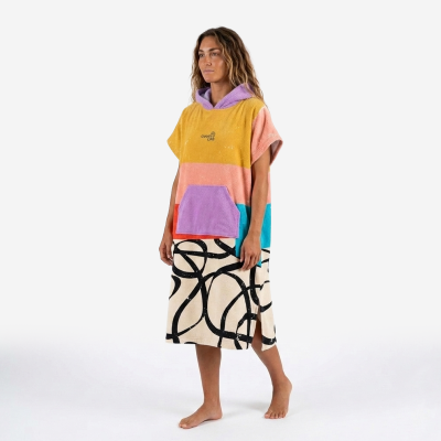 Poncho Surf Tape Loop Color-Block e Astratto | Overlab