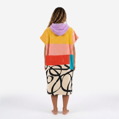 Poncho Surf Tape Loop Color-Block e Astratto | Overlab