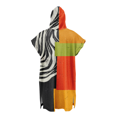 Poncho Urban Jungle in Spugna | Design Moderno Unisex Overlab