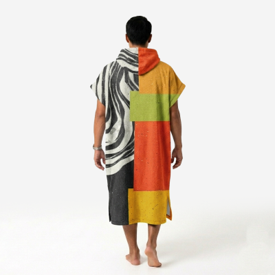 Poncho Urban Jungle in Spugna | Design Moderno Unisex Overlab