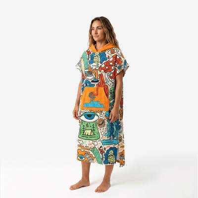 Flow to the End Poncho Surf Spugna | Overlab