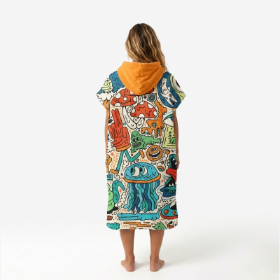Flow to the End Poncho Surf Spugna | Overlab